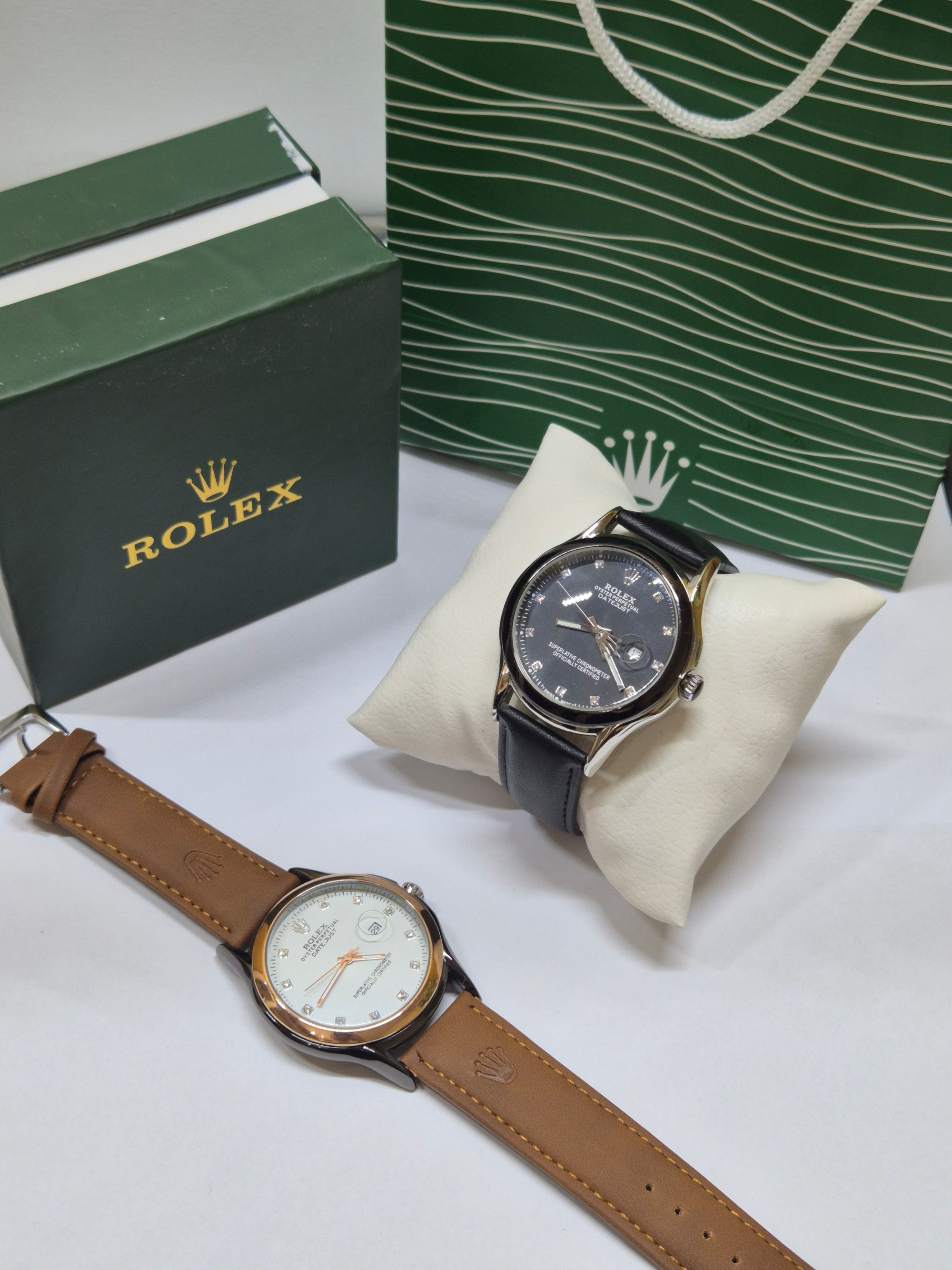 Rolex Leather